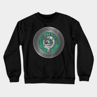 Clan Kennedy Crest & Tartan Knot Crewneck Sweatshirt